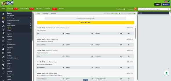 Betika sports betting